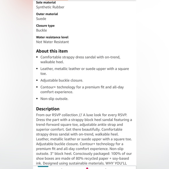 Naturalizer Tiff Mocha Sandal - 7M - Picture 8 of 14